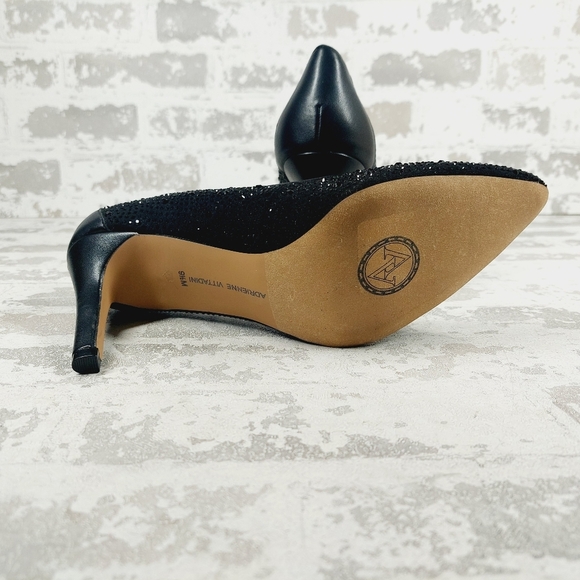 NEW Adrienne Vittadini Naida Embellished Pump Heels M119 - Picture 8 of 13
